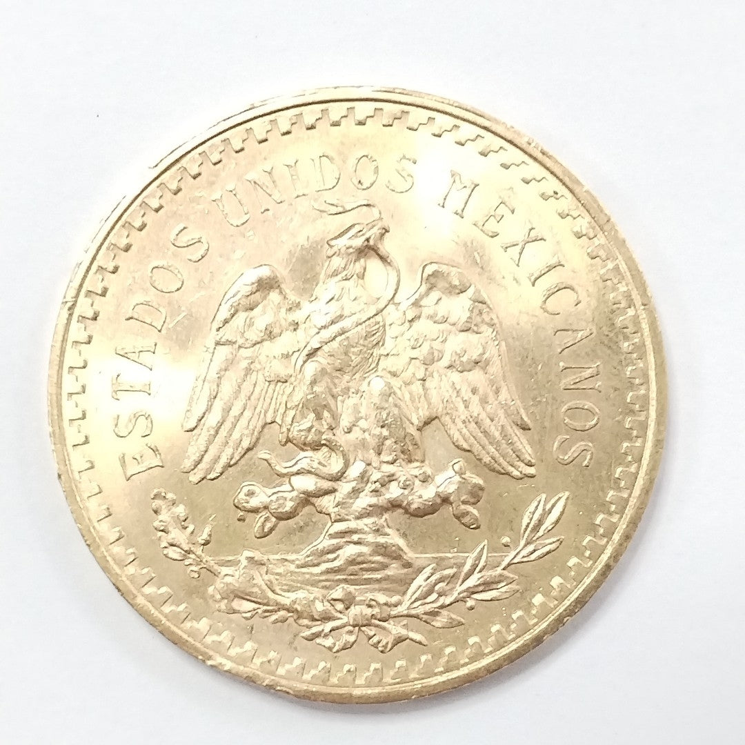 K1 41,60 GRMS 21 K IDENTIFICACIÓN MONEDA NOMINATIVA MONEDAS PESOS 50 PESOS (SEMINUEVO)