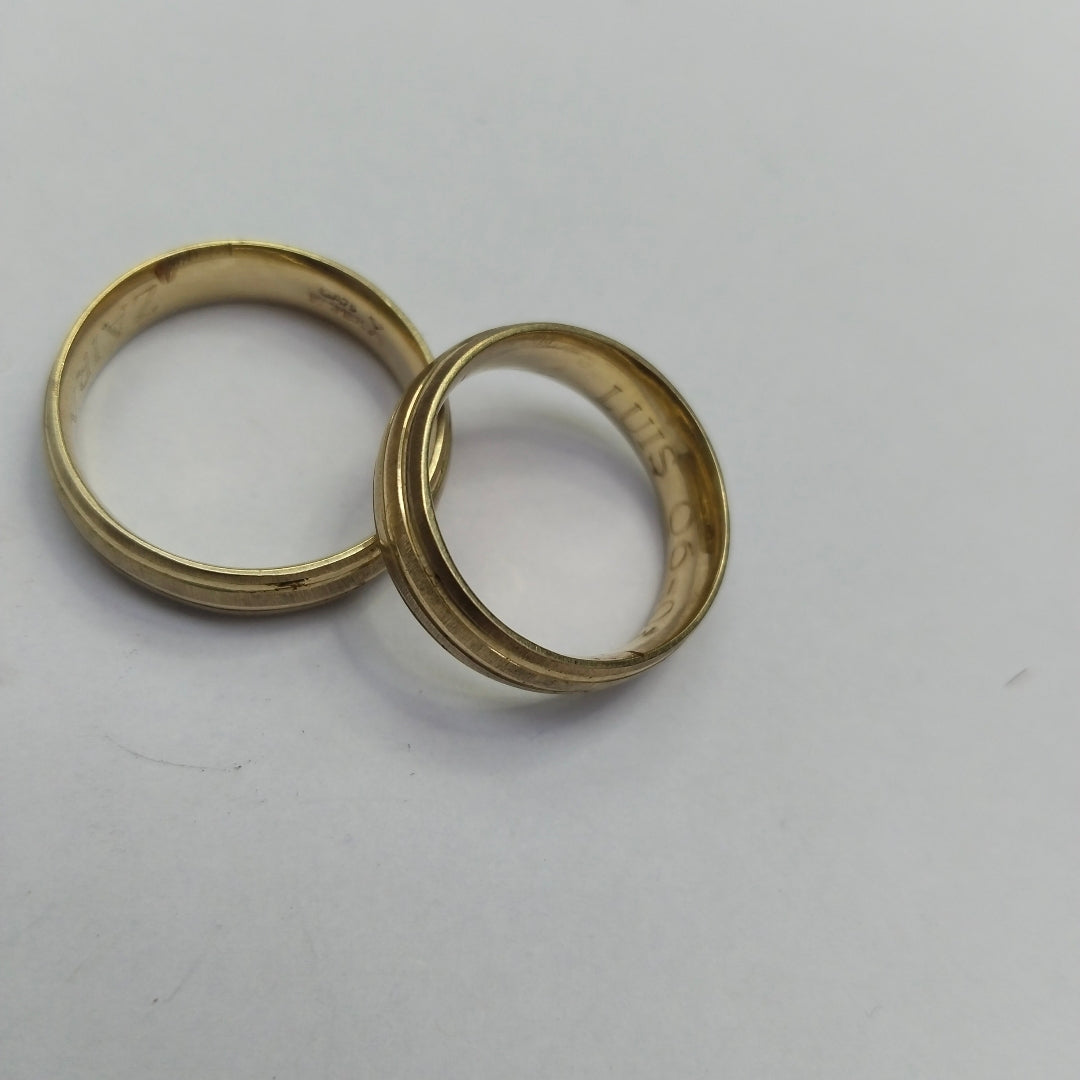 ARGOLLA ORO 10 K 5.2 GRMS (SEMINUEVO)