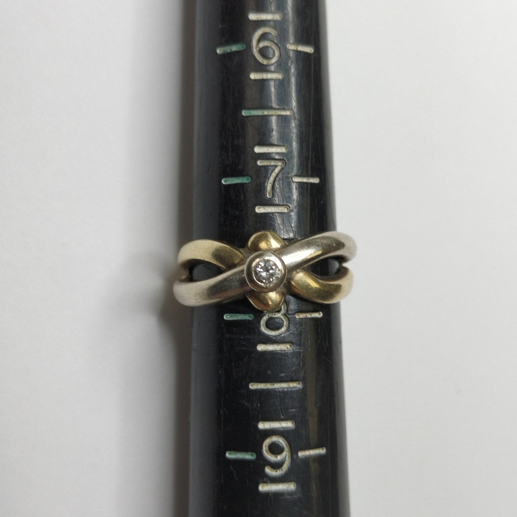 ANILLITO ORO, ORO BLANCO 14 K 6 GRMS (SEMINUEVO)