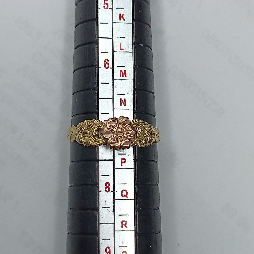 ANILLITO ORO,ORO COMBINADO 14 K 1,30 GRMS (SEMINUEVO)