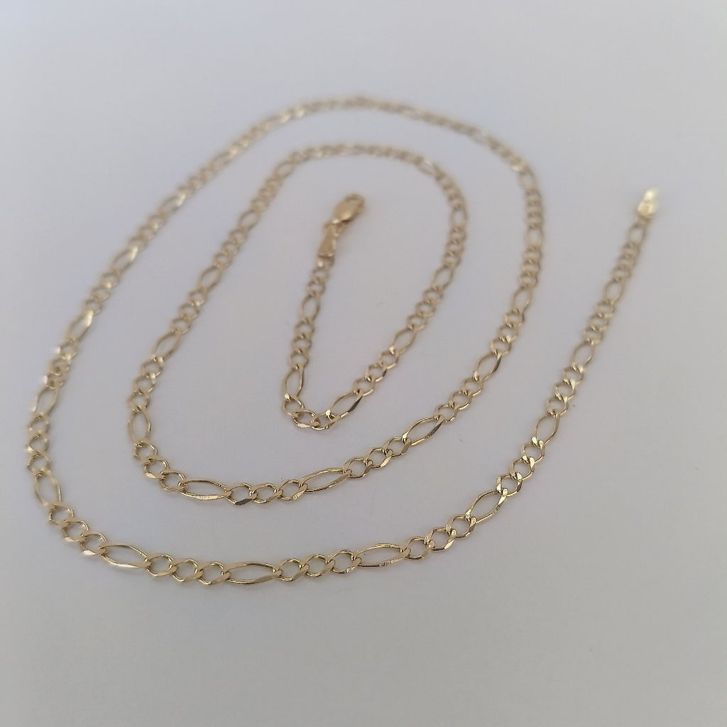 CADENA 3 X 1 5.11GR 55 CM 14K (NUEVO)