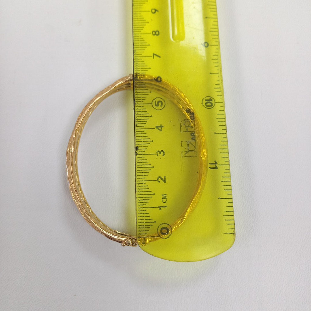 PULSERA RIGIDA ORO 14 K 11 GRMS (SEMINUEVO)