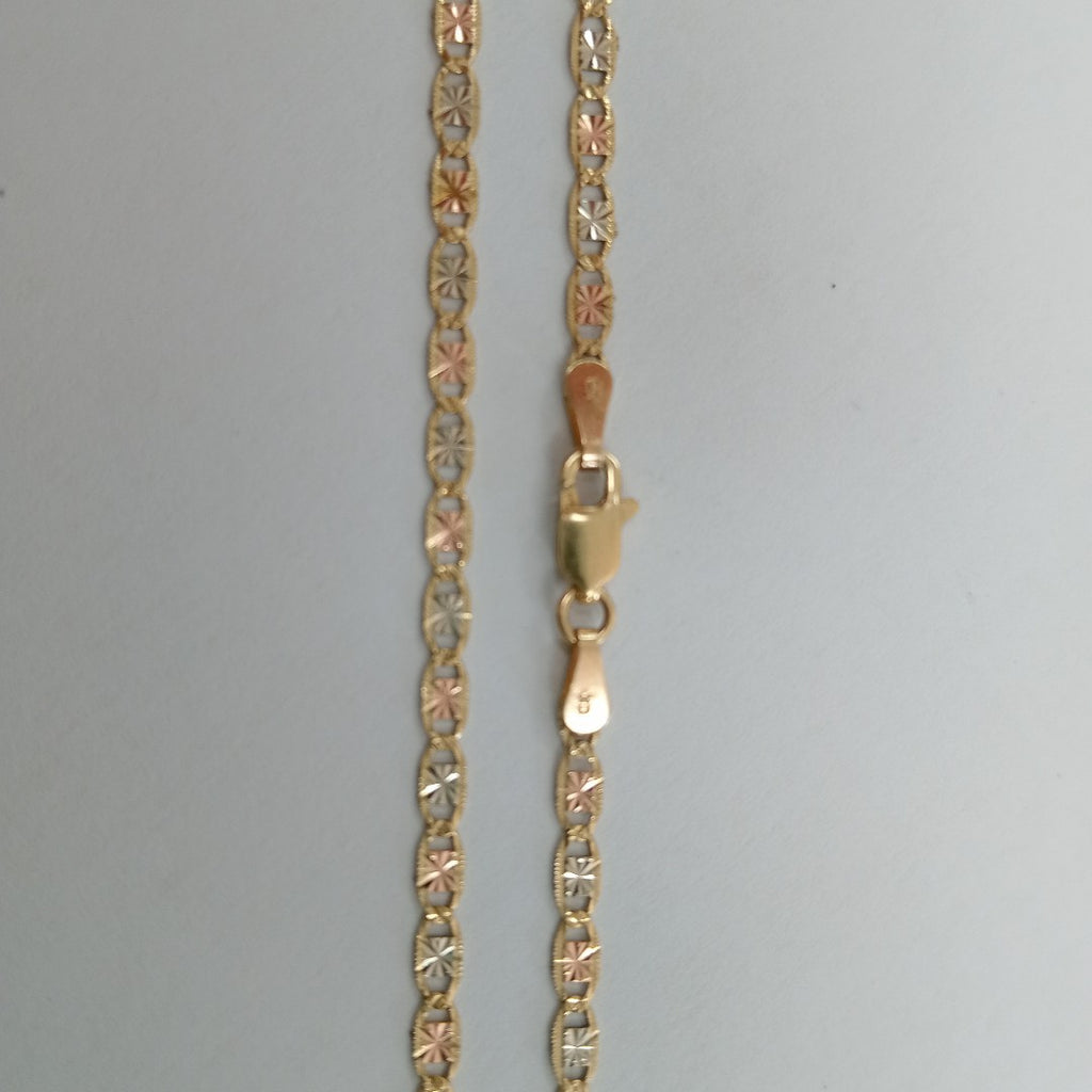 CADENA, MEDALLA RELIGIOSA ORO 14 K 6.1 GRMS (SEMINUEVO)