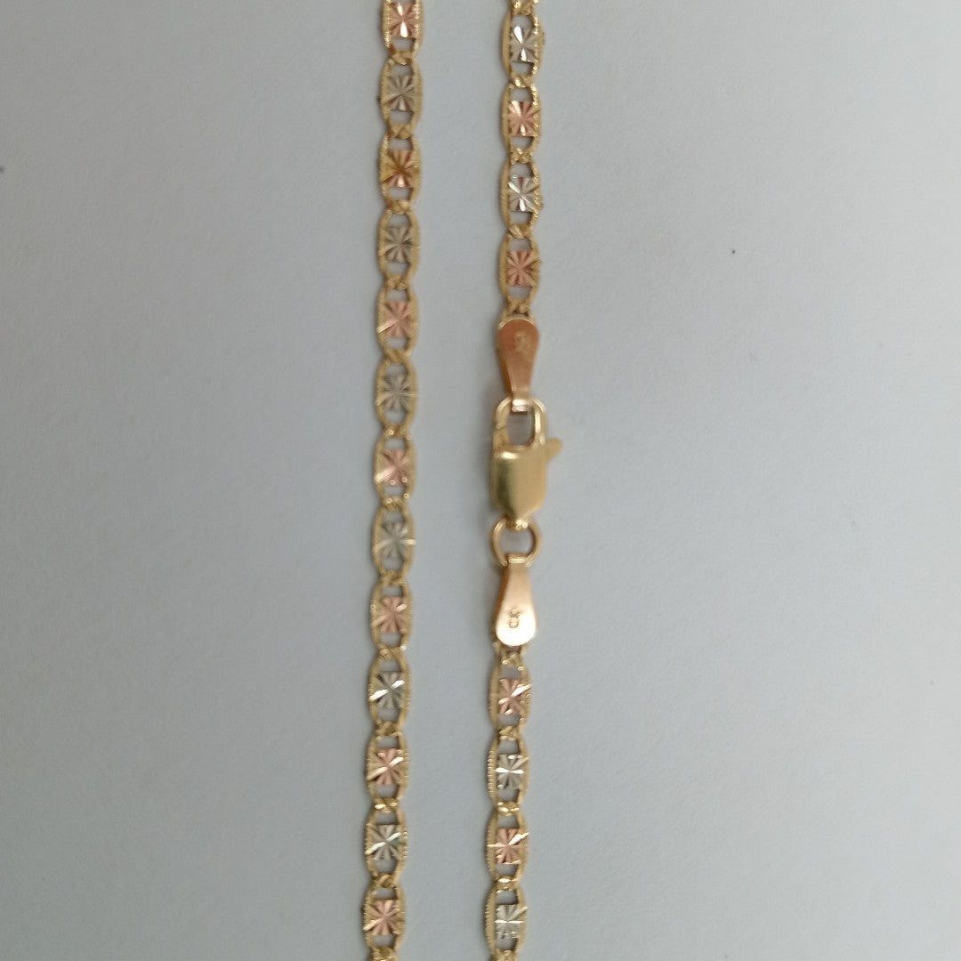 CADENA, MEDALLA RELIGIOSA ORO 14 K 6.1 GRMS (SEMINUEVO)