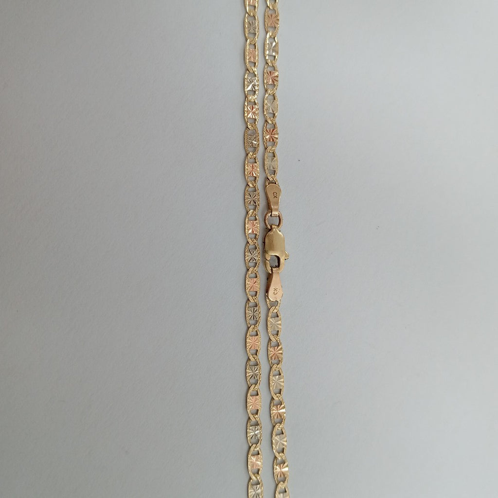CADENA, MEDALLA RELIGIOSA ORO 14 K 6.2 GRMS (SEMINUEVO)