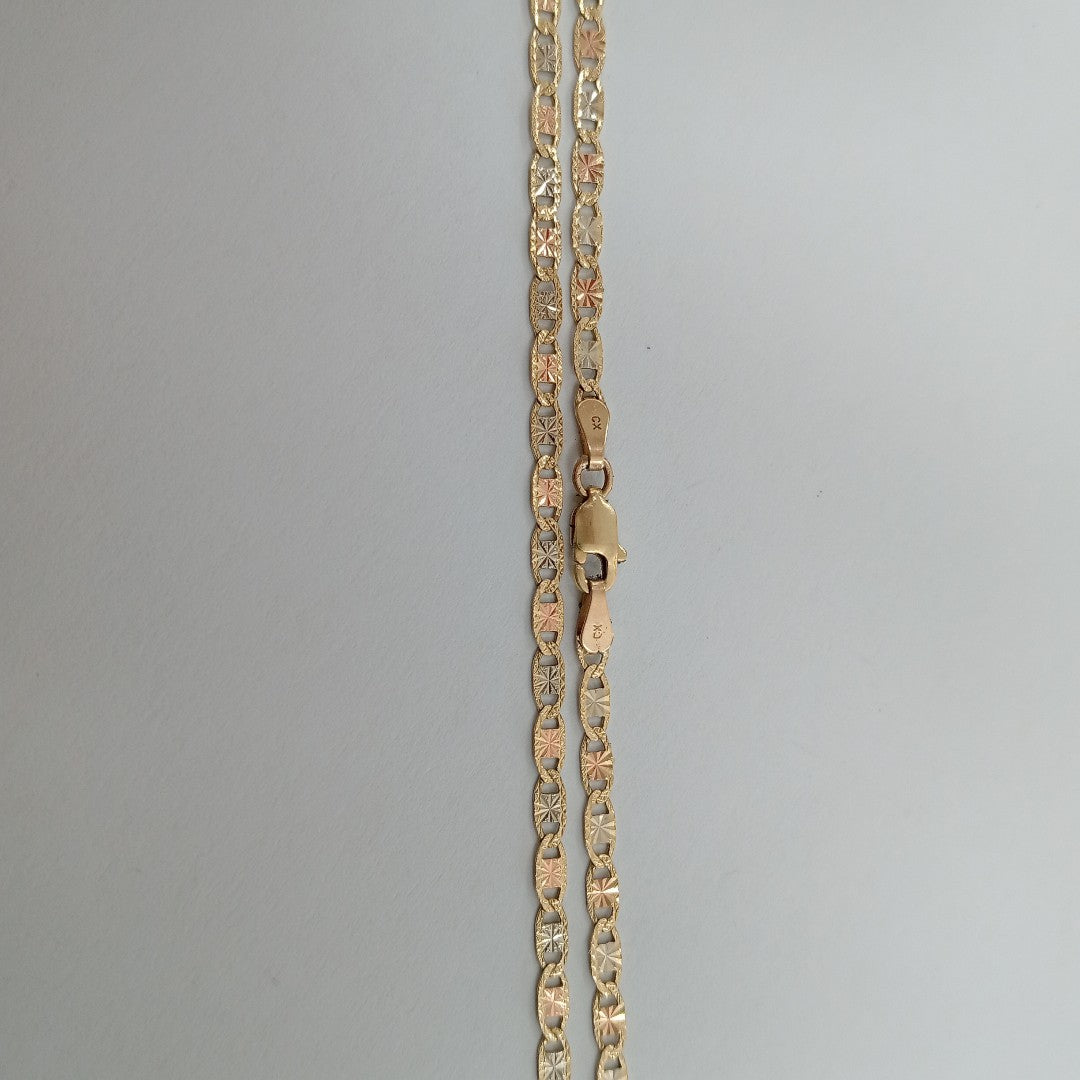 CADENA, MEDALLA RELIGIOSA ORO 14 K 6.2 GRMS (SEMINUEVO)