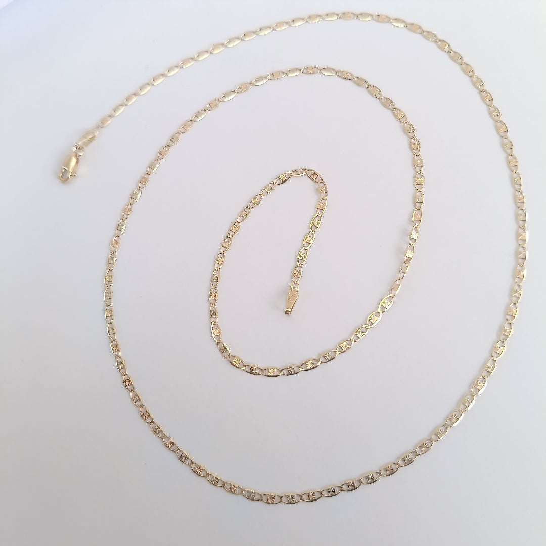 CADENA MARINERA 3.7G 60 CM 14K (NUEVO)