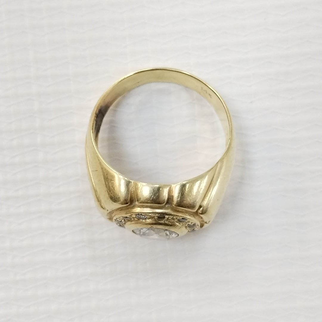 ANILLO ORO 14 K 12.6 GRMS (SEMINUEVO)