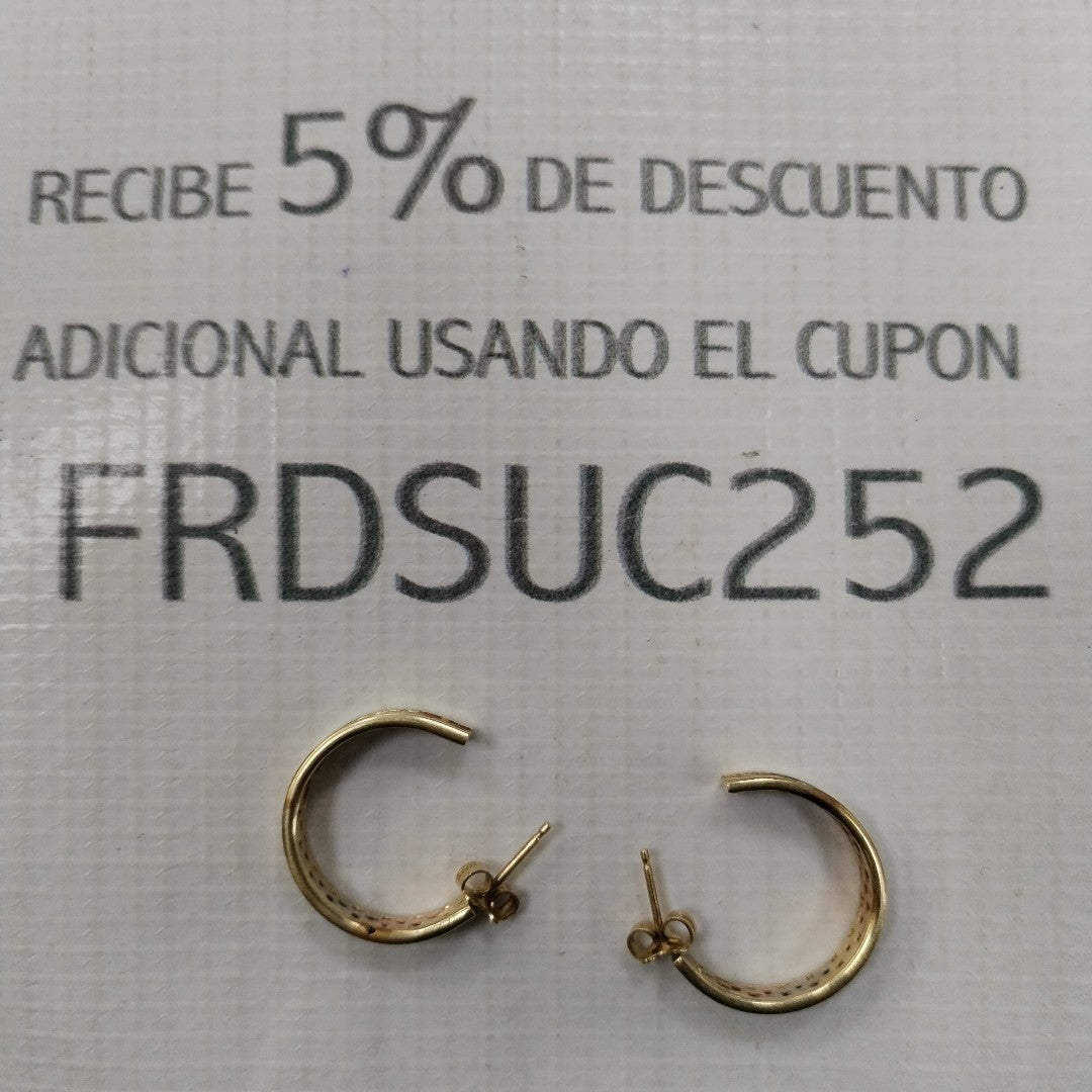 ARRACADAS PAR ORO 14 K 6,30 GRMS (SEMINUEVO)