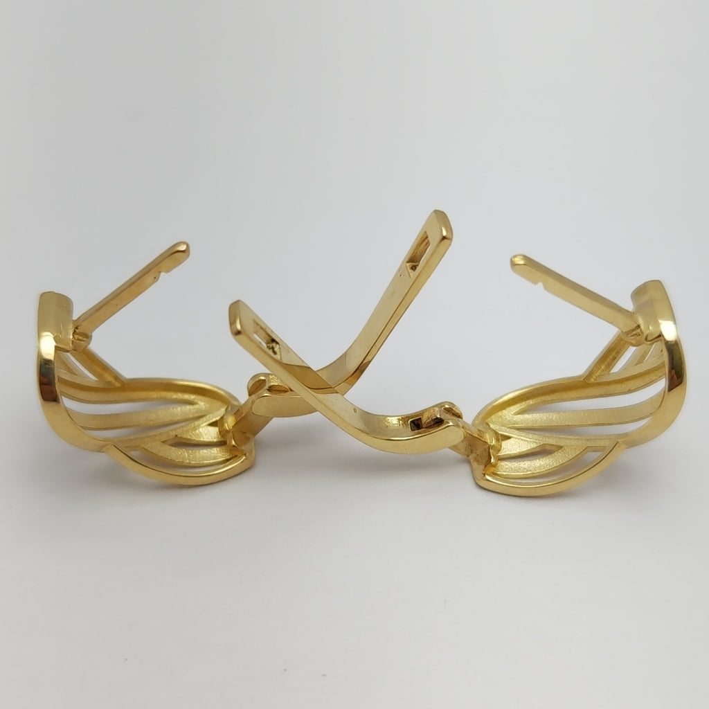 BROQUELES ORO 14K 3.8 (NUEVO)