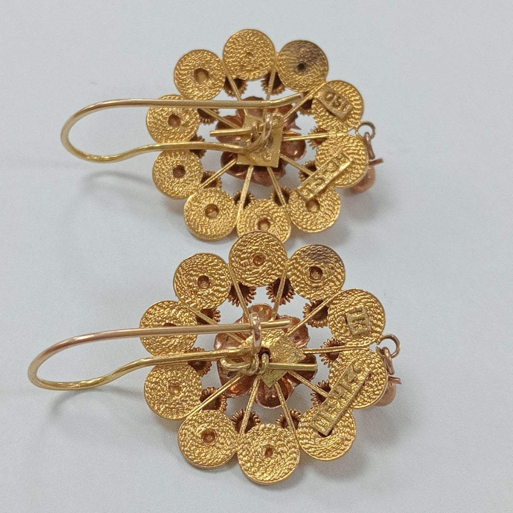 ARETES PAR ORO 8 K 6.4 GRMS (SEMINUEVO)