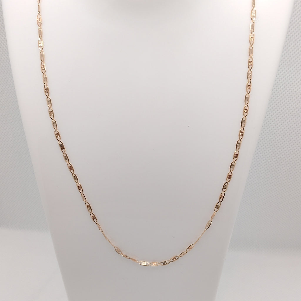 CADENA ORO COMBINADO 10 K 3.2 GRMS (SEMINUEVO)