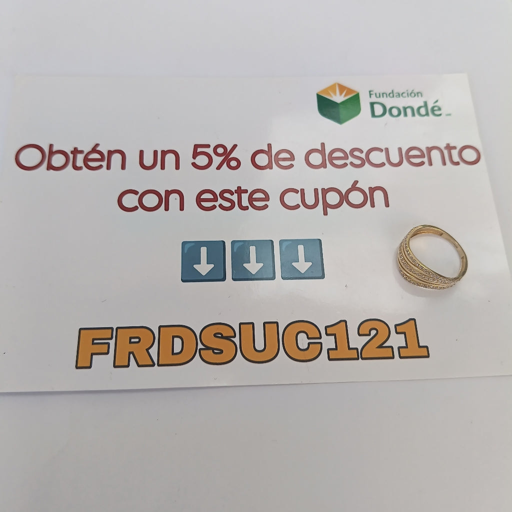 ANILLOS DAMA ORO 14K 2.3 (NUEVO)