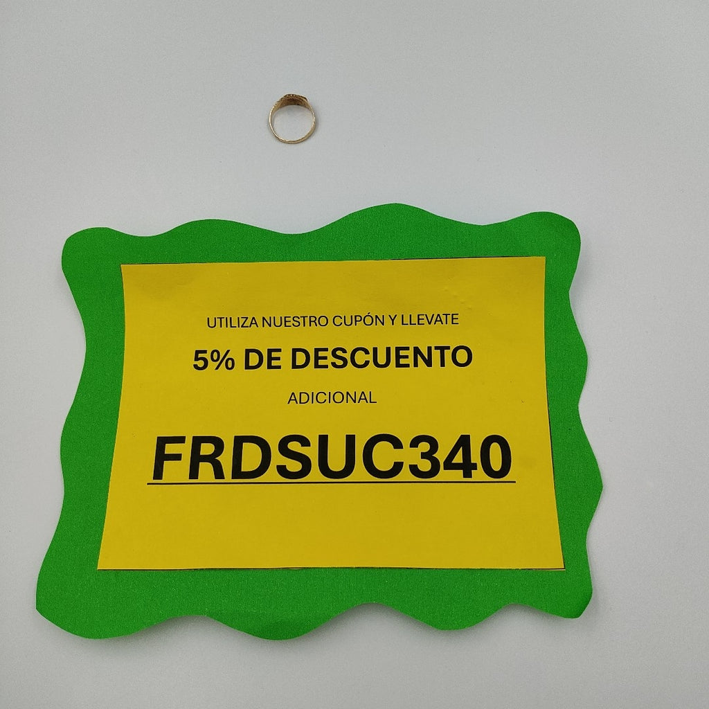 ANILLITO ORO,ORO COMBINADO 10 K 2,00 GRMS (SEMINUEVO)