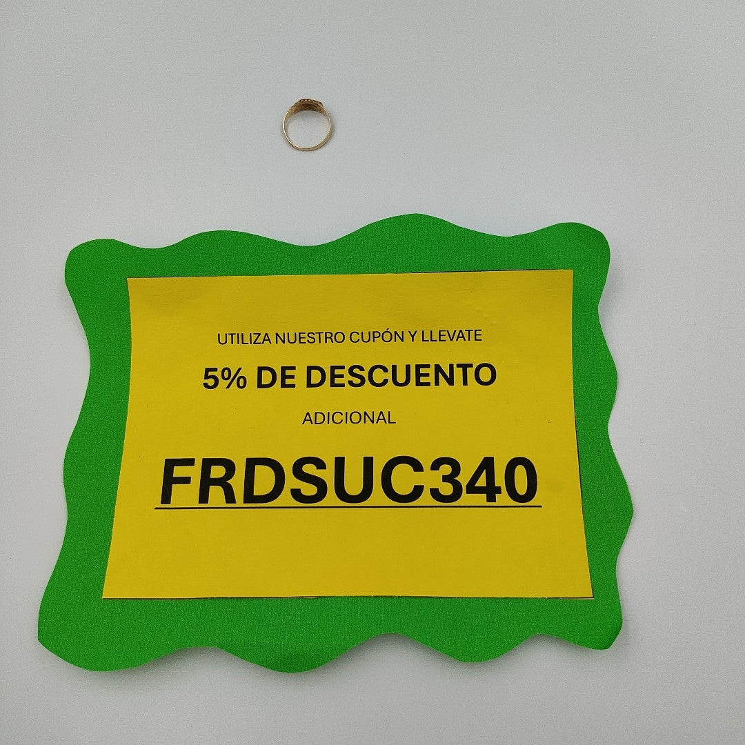 ANILLITO ORO,ORO COMBINADO 10 K 2,00 GRMS (SEMINUEVO)