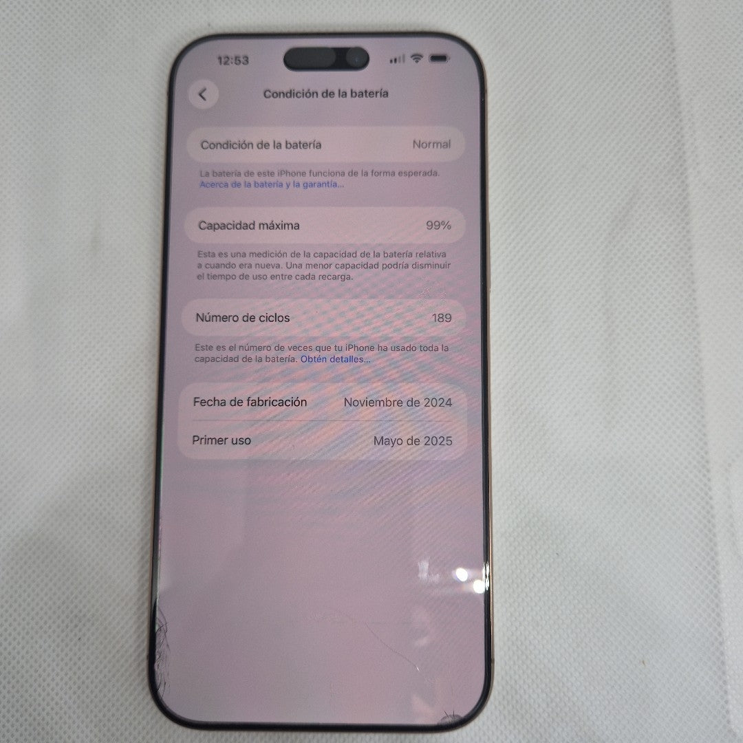 CELULAR APPLE IPHONE 16 PRO MAX A3295 (2024) 256 GB 8 GB RAM (SEMINUEVO)