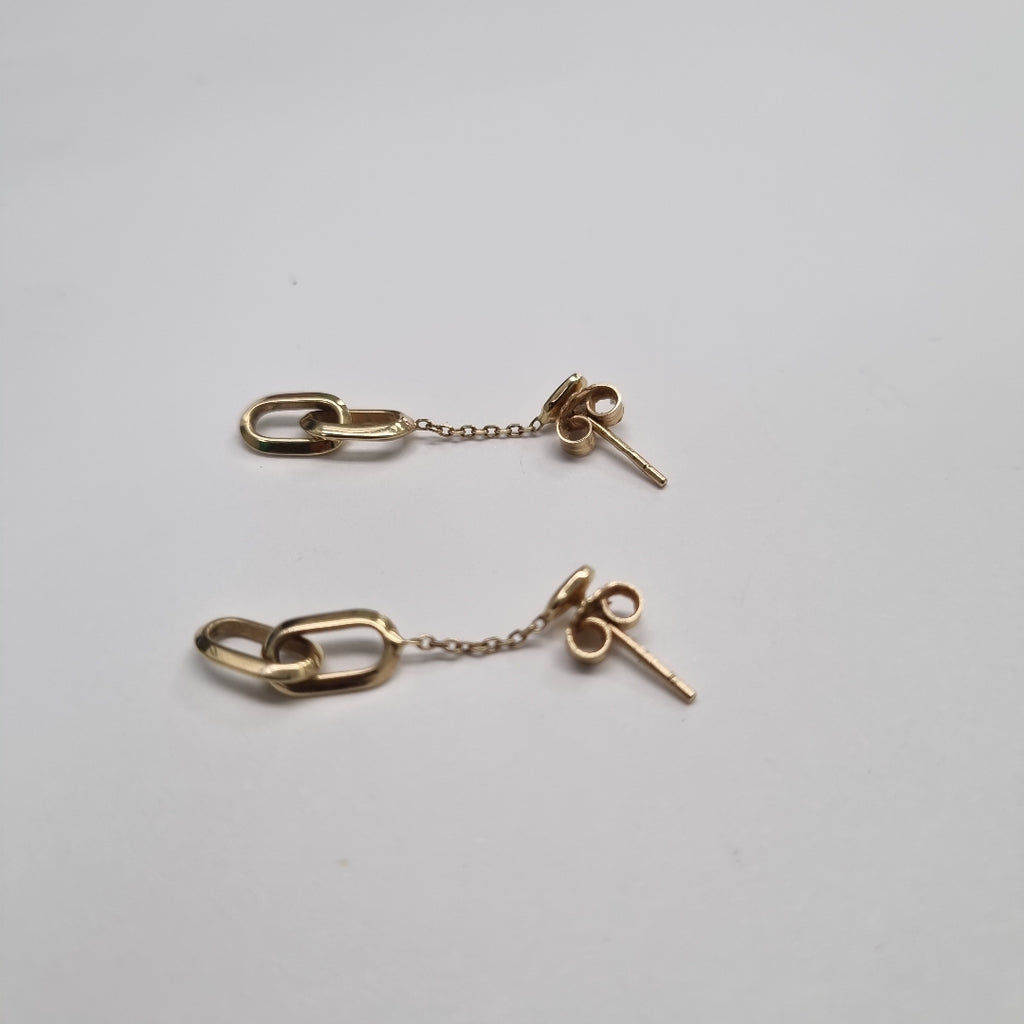 ARETES PAR ORO 14 K 2 GRMS (SEMINUEVO)