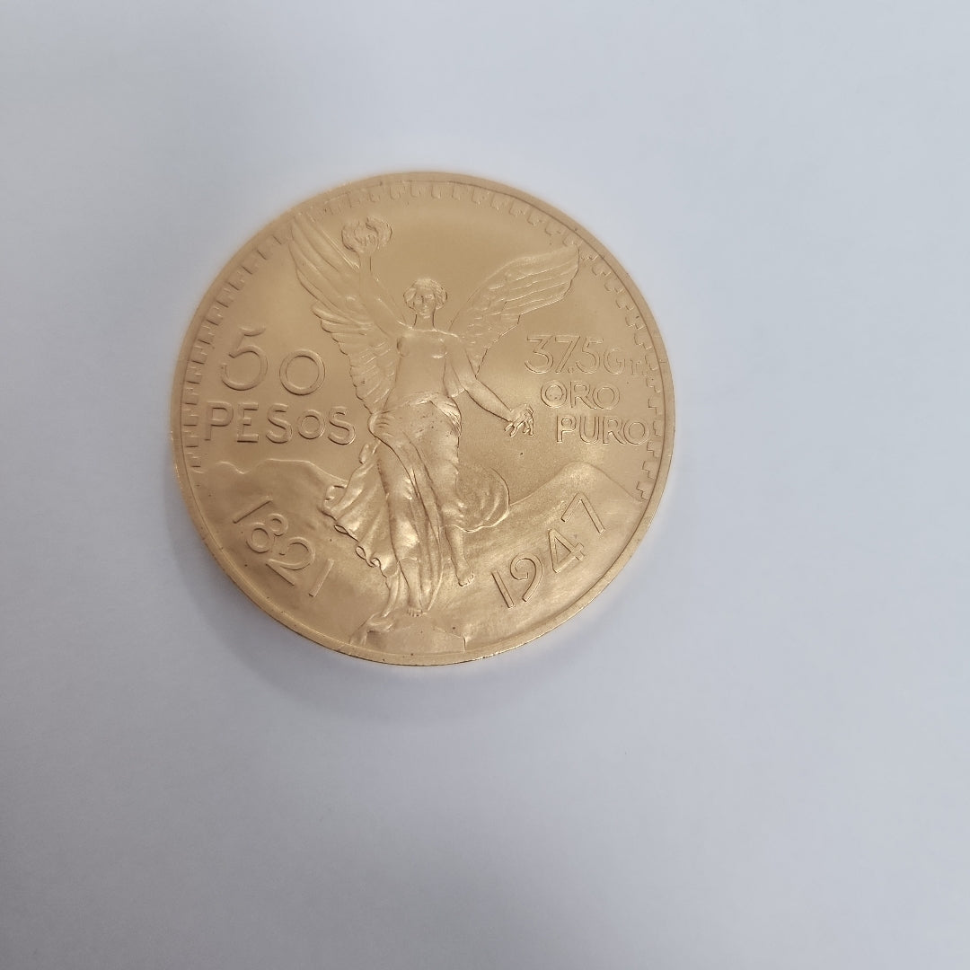 K1 41.6 GRMS 21 K IDENTIFICACIÓN MONEDA NOMINATIVA MONEDAS PESOS 50 PESO (SEMINUEVO)