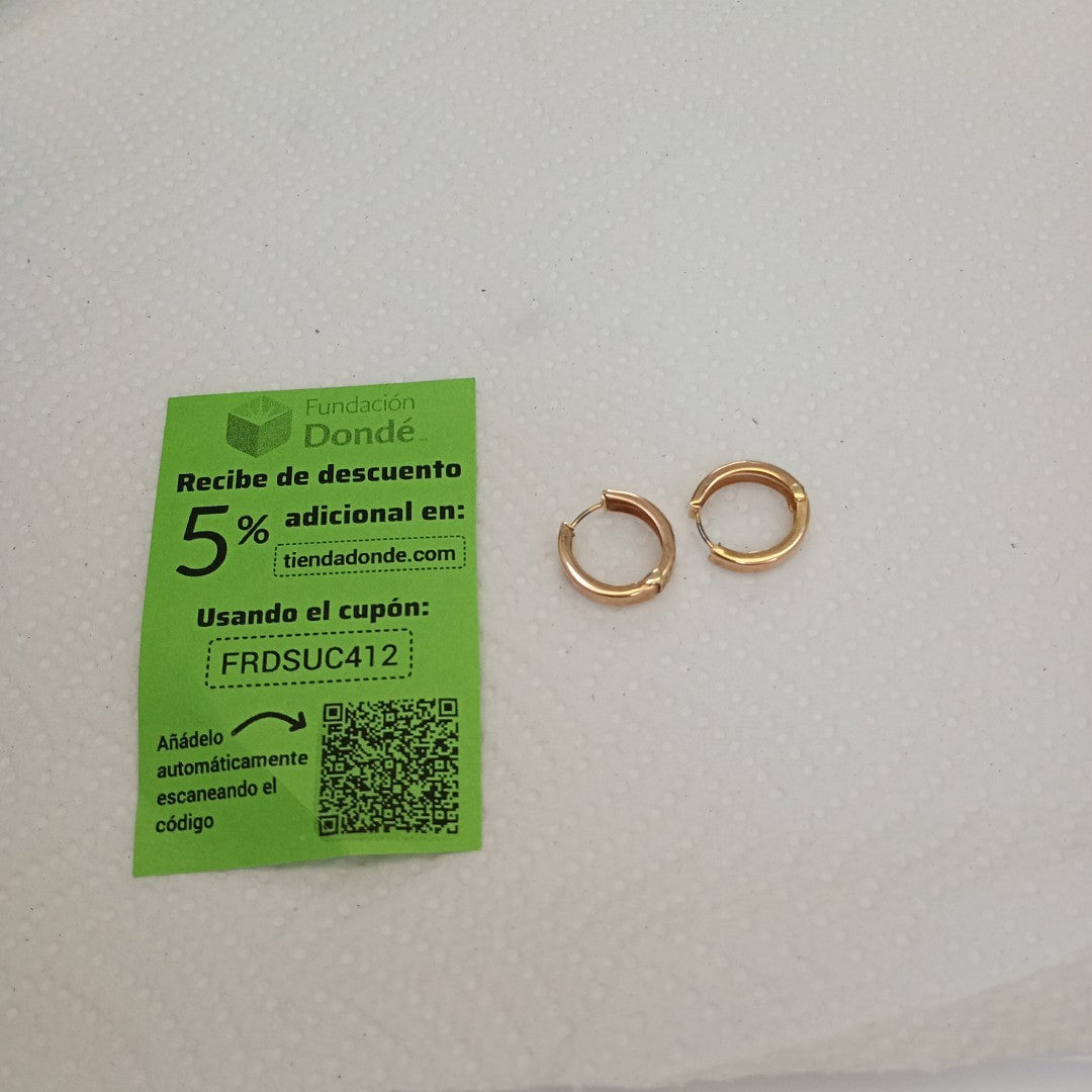 ARRACADAS PAR ORO 14 K 2,40 GRMS (SEMINUEVO)