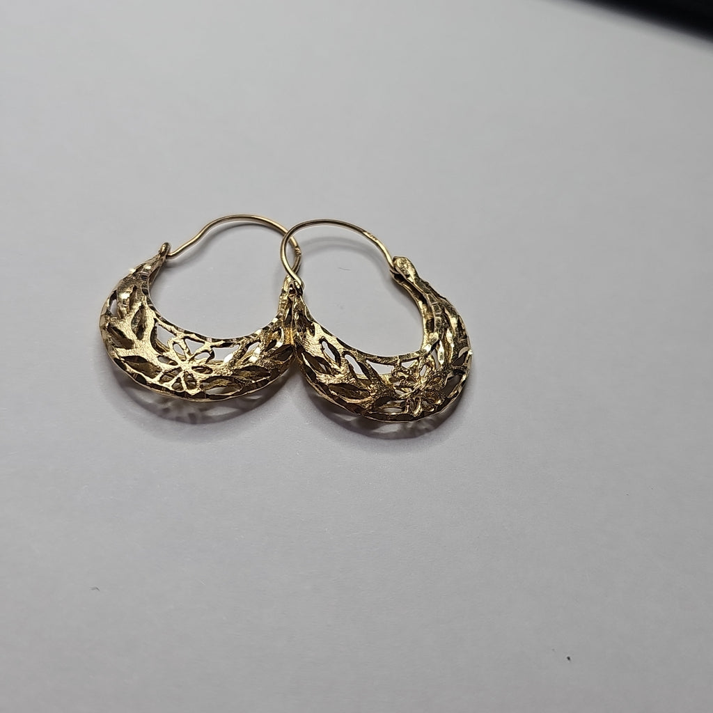 ARRACADAS PAR ORO 14 K 5 GRMS (SEMINUEVO)