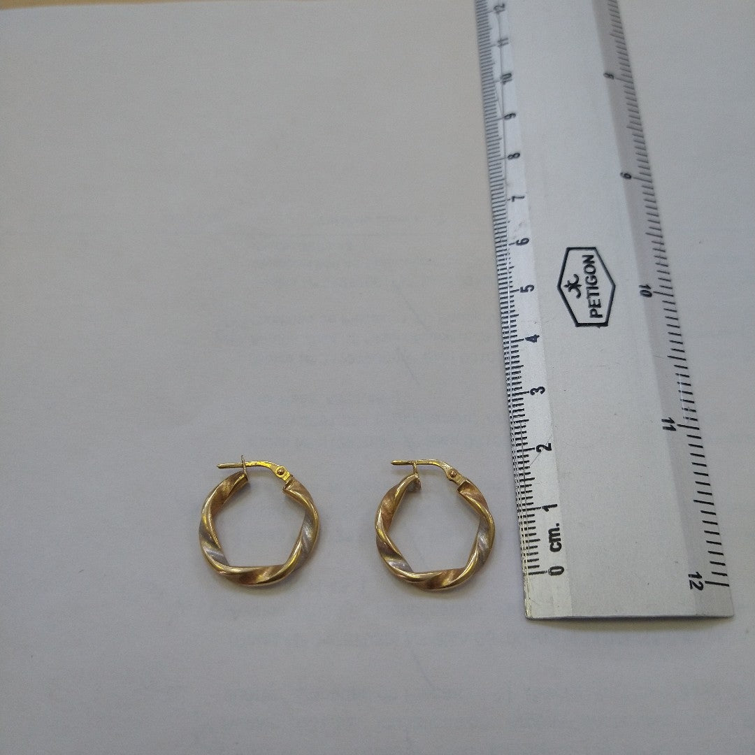 ARRACADAS PAR ORO 14 K 1,30 GRMS (SEMINUEVO)