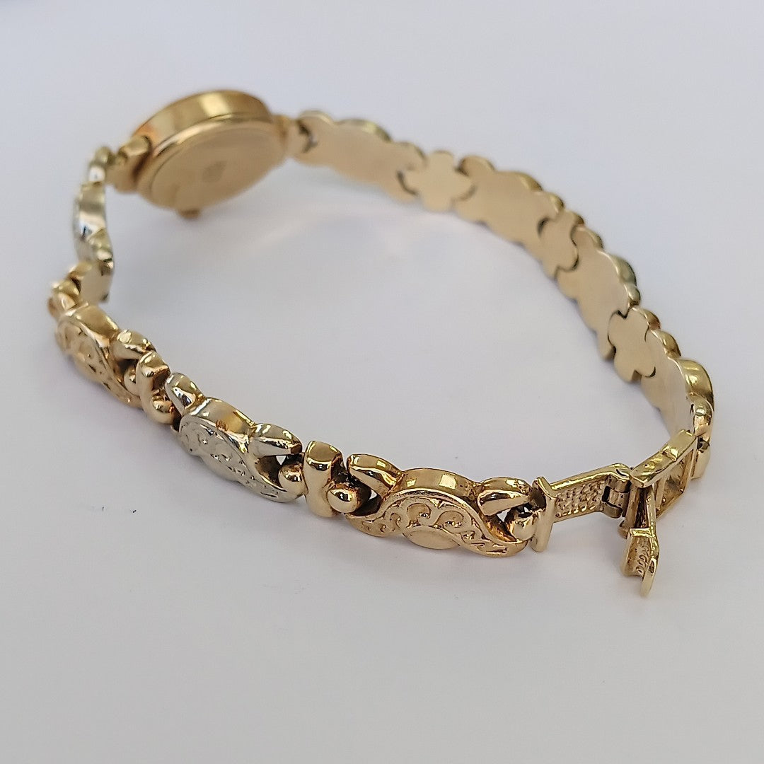 RELOJ CAJA Y PULSO ORO ORO,RODIADO 14 K 20,60 GRMS (SEMINUEVO)