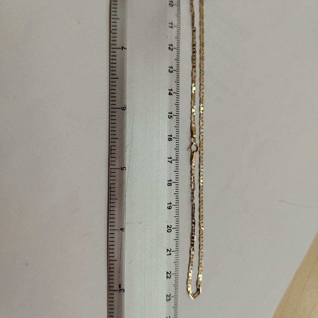 CADENA ORO, ORO COMBINADO 10 K 3.1 GRMS (SEMINUEVO)
