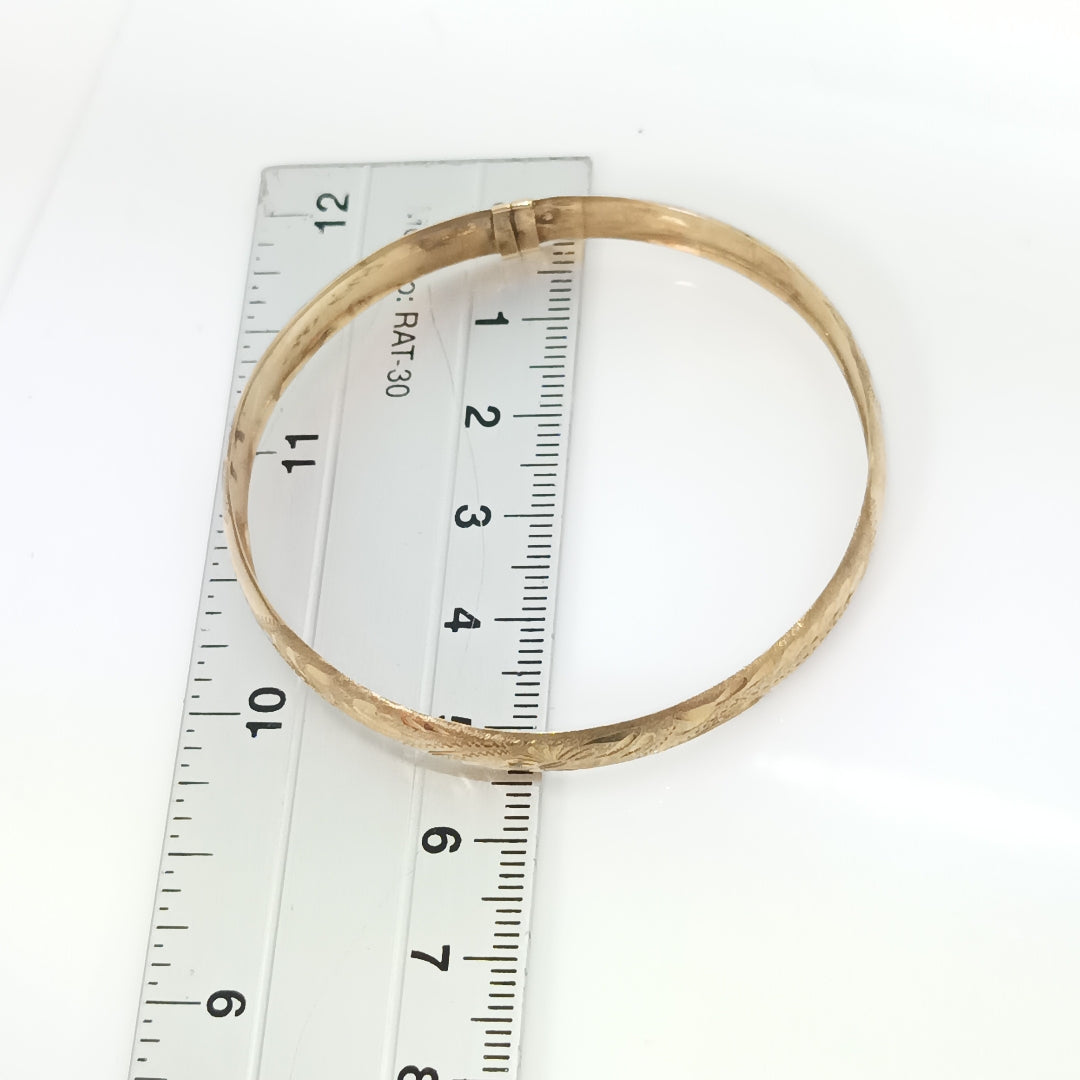 PULSERA RIGIDA ORO 10 K 3,00 GRMS (SEMINUEVO)