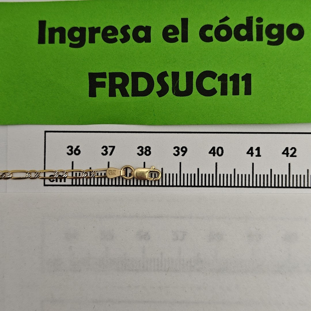 CADENA ORO 14 K 3.2 GRMS (SEMINUEVO)