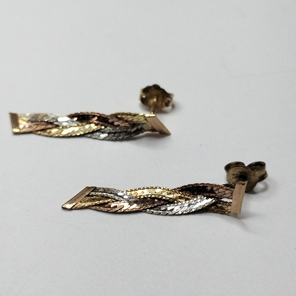 ARETES PAR ORO 14 K 1,40 GRMS (SEMINUEVO)