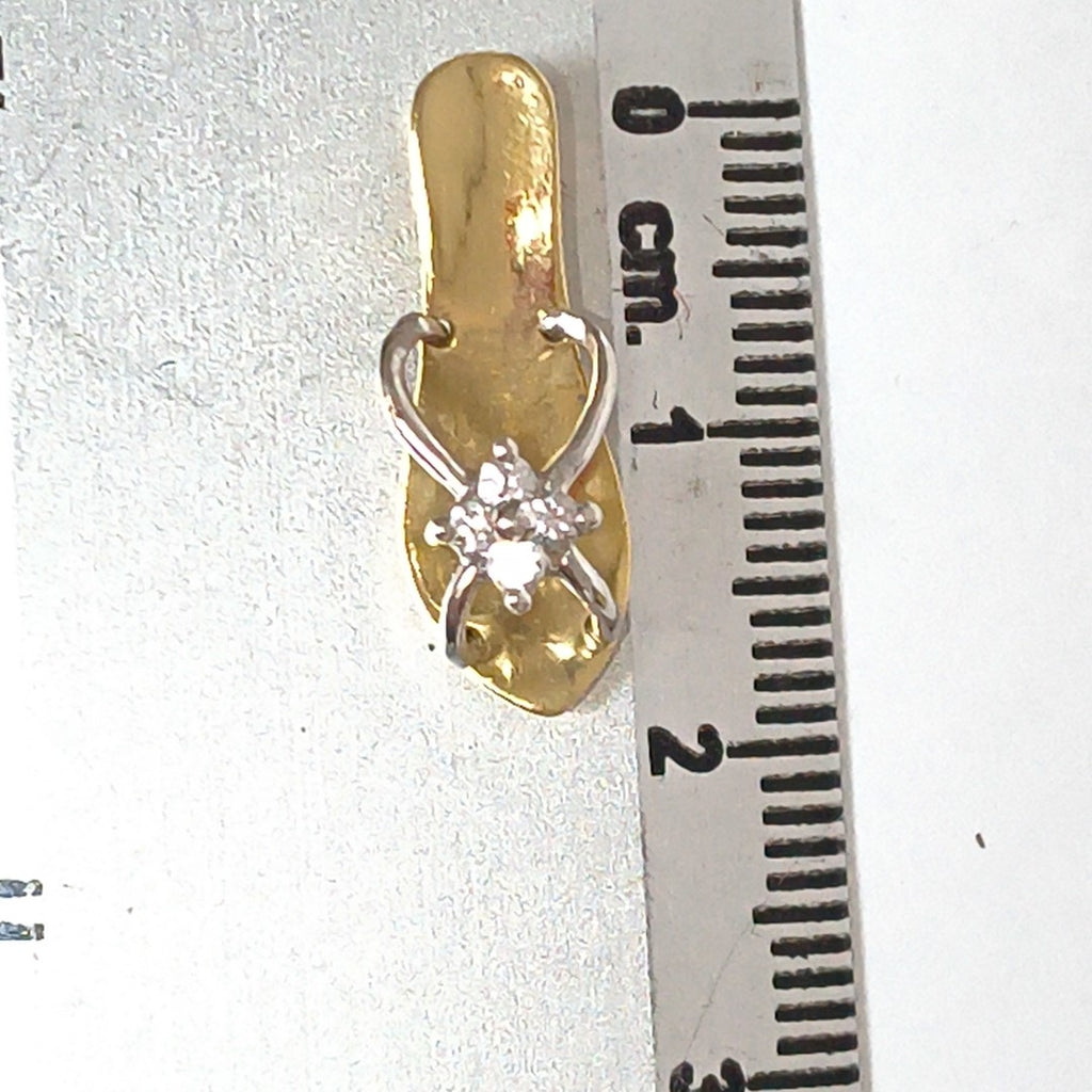 DIJE ORO COMBINADO 14 K 1.6 GRMS (SEMINUEVO)