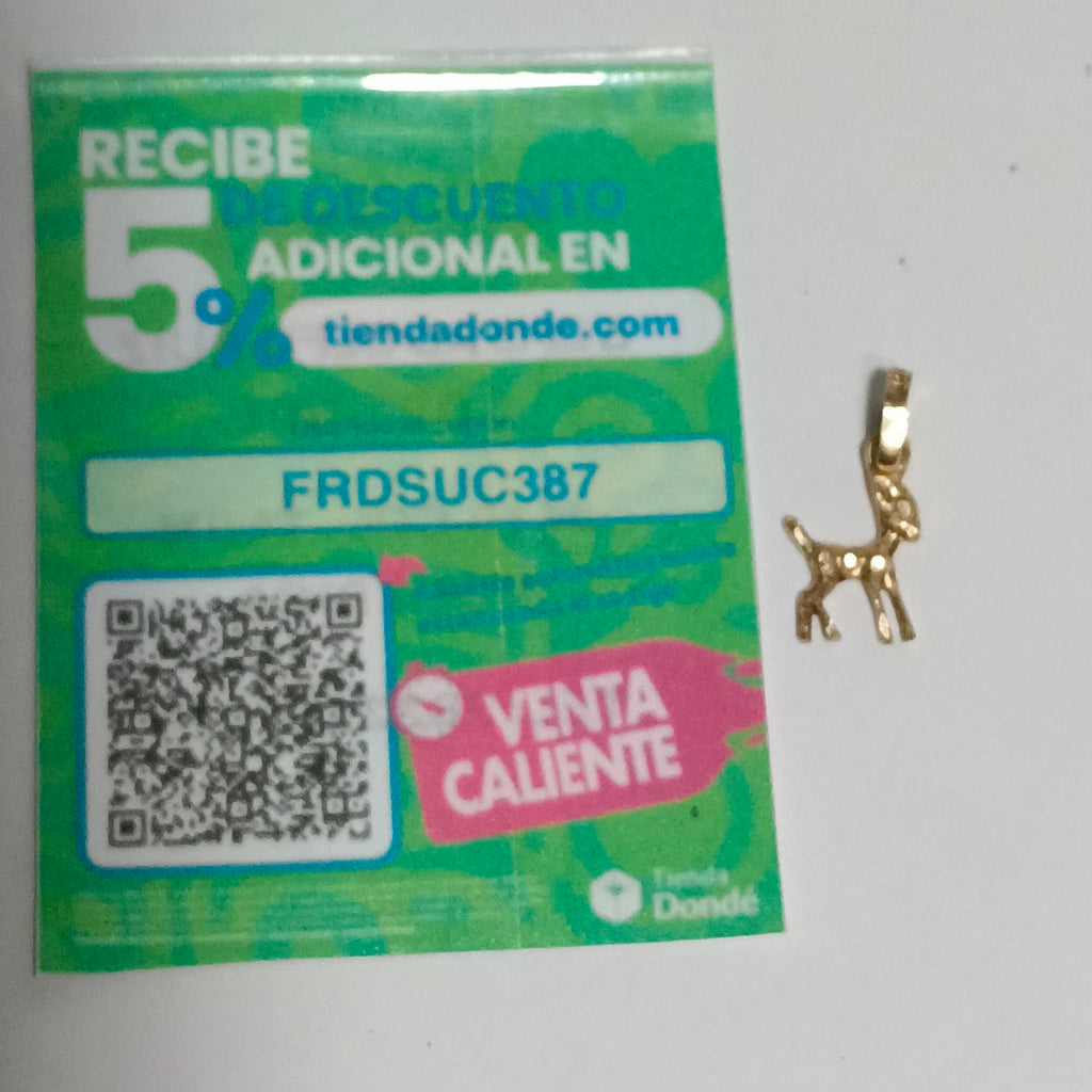 DIJE ORO 14 K 0,80 GRMS (SEMINUEVO)