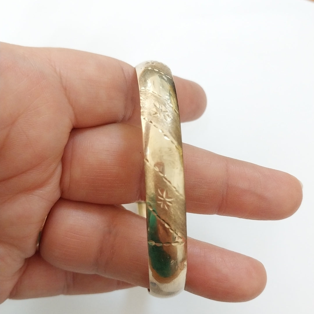 PULSERA RIGIDA ORO 10 K 14,40 GRMS (SEMINUEVO)