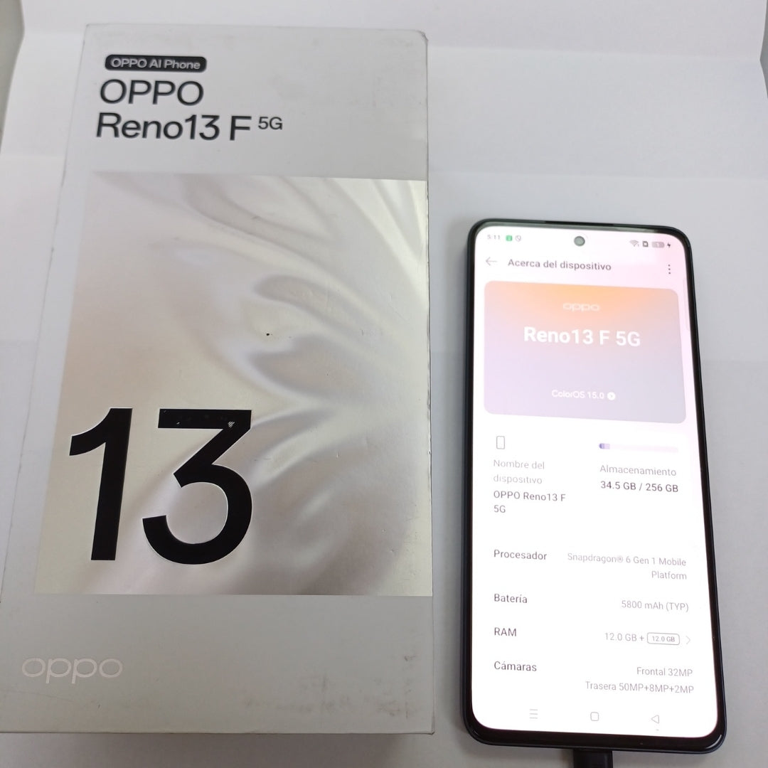 CELULAR OPPO  RENO 13F 5G CPH2699 (2025) 256 GB 12 GB RAM