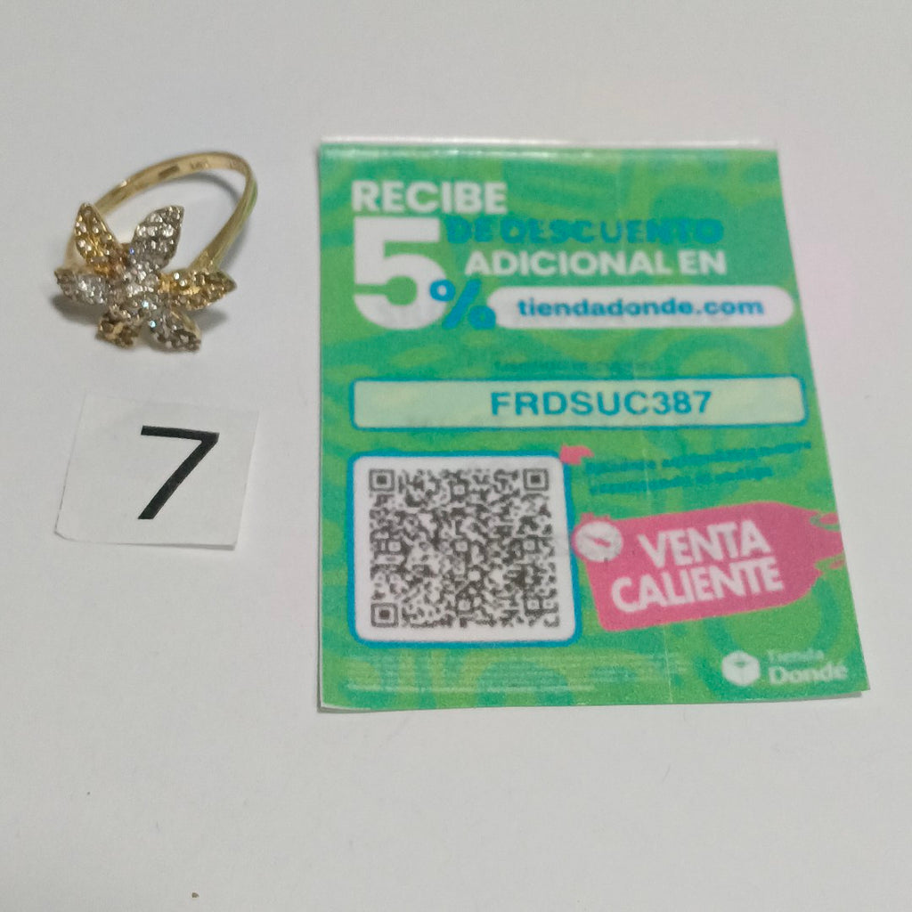 ANILLITO ORO 14 K 3.3 GRMS (SEMINUEVO)