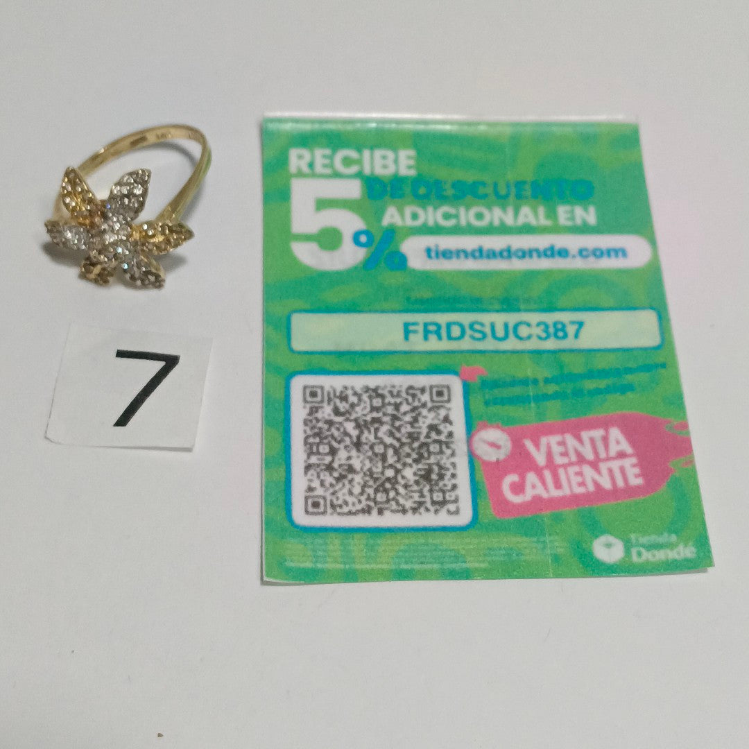 ANILLITO ORO 14 K 3.3 GRMS (SEMINUEVO)