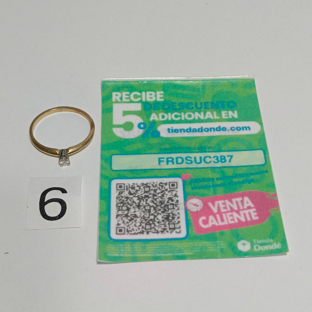 ANILLITO ORO 14 K 1.4 GRMS (SEMINUEVO)