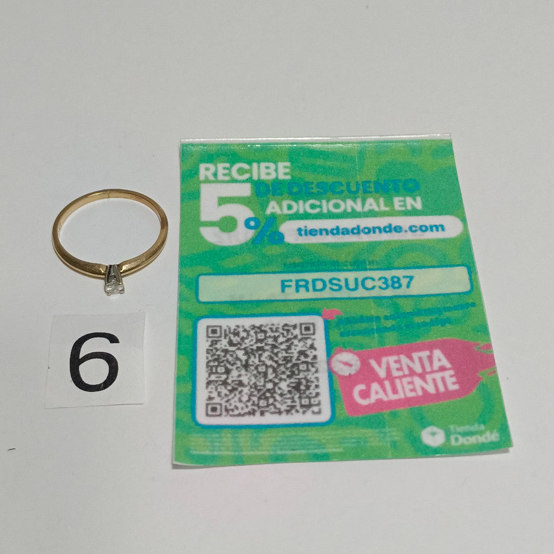 ANILLITO ORO 14 K 1.4 GRMS (SEMINUEVO)