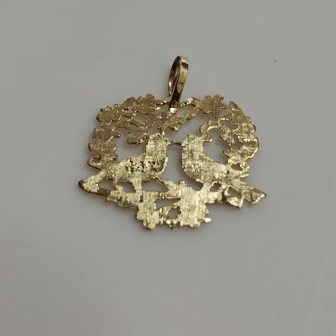 K1 0,80 GRMS 14 K ESPECIFICACIONES COMPLEMENTARIAS DIJE DE PALOMITAS (SEMINUEVO)