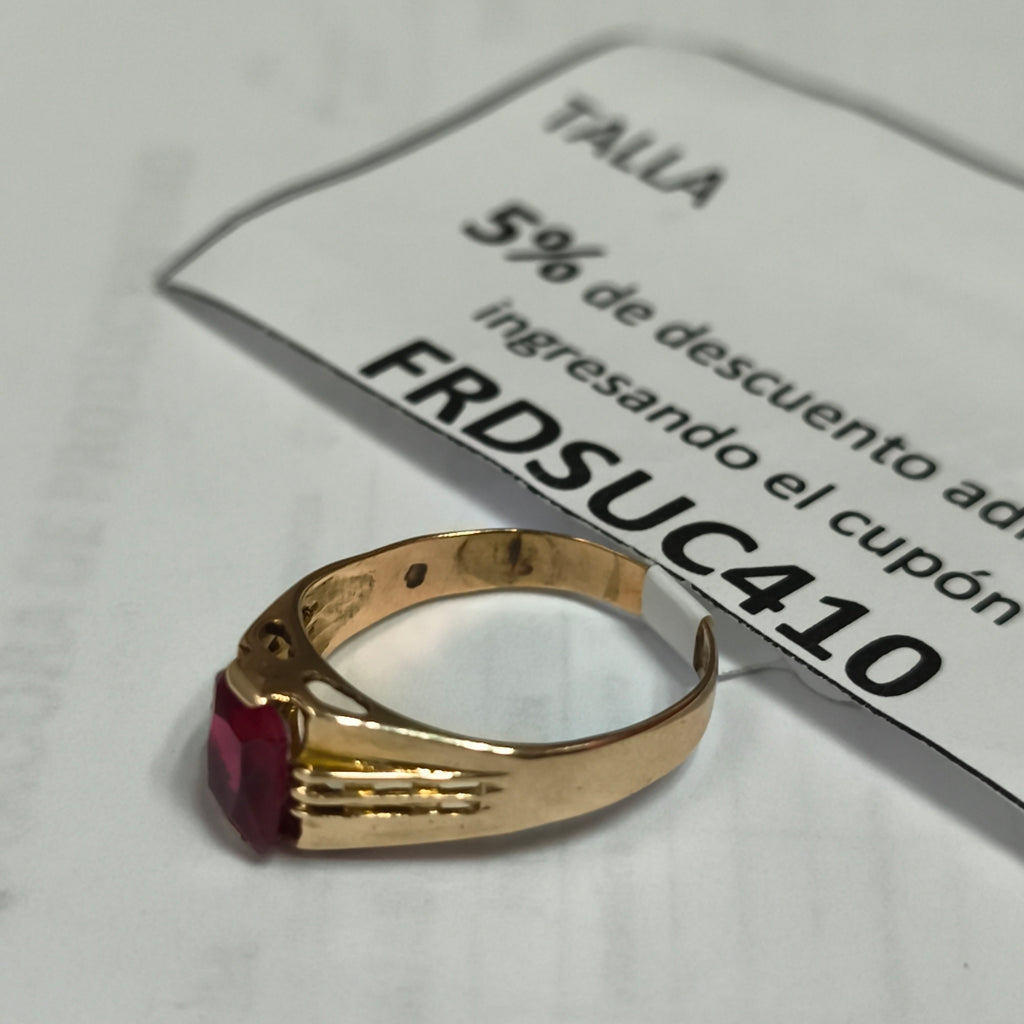 ANILLO ORO 8 K 3,10 GRMS (SEMINUEVO)