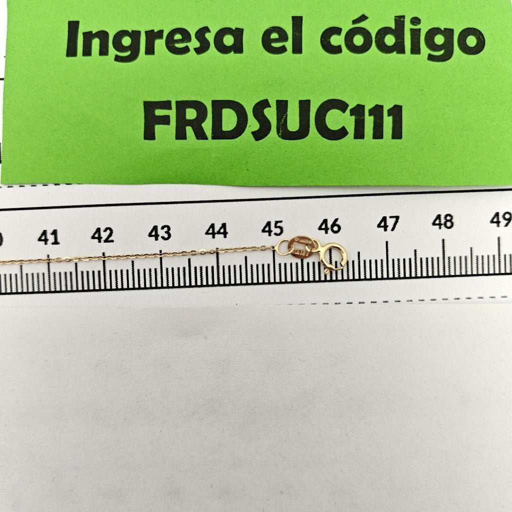 GARGANTILLA ORO 14 K 1,30 GRMS (SEMINUEVO)