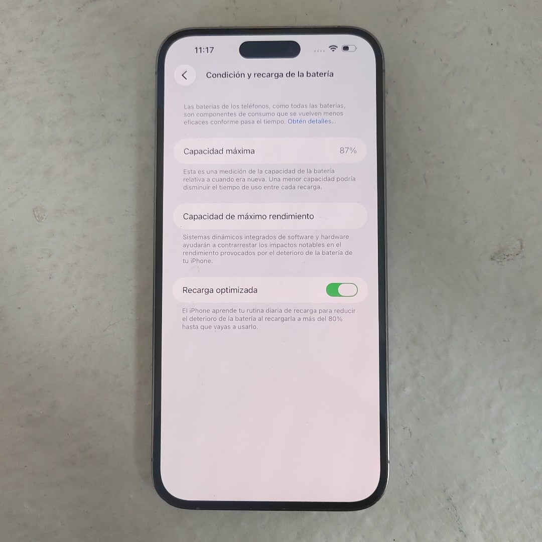 CELULAR APPLE IPHONE 14 PRO MAX A2893 128 GB 6 GB RAM (SEMINUEVO)