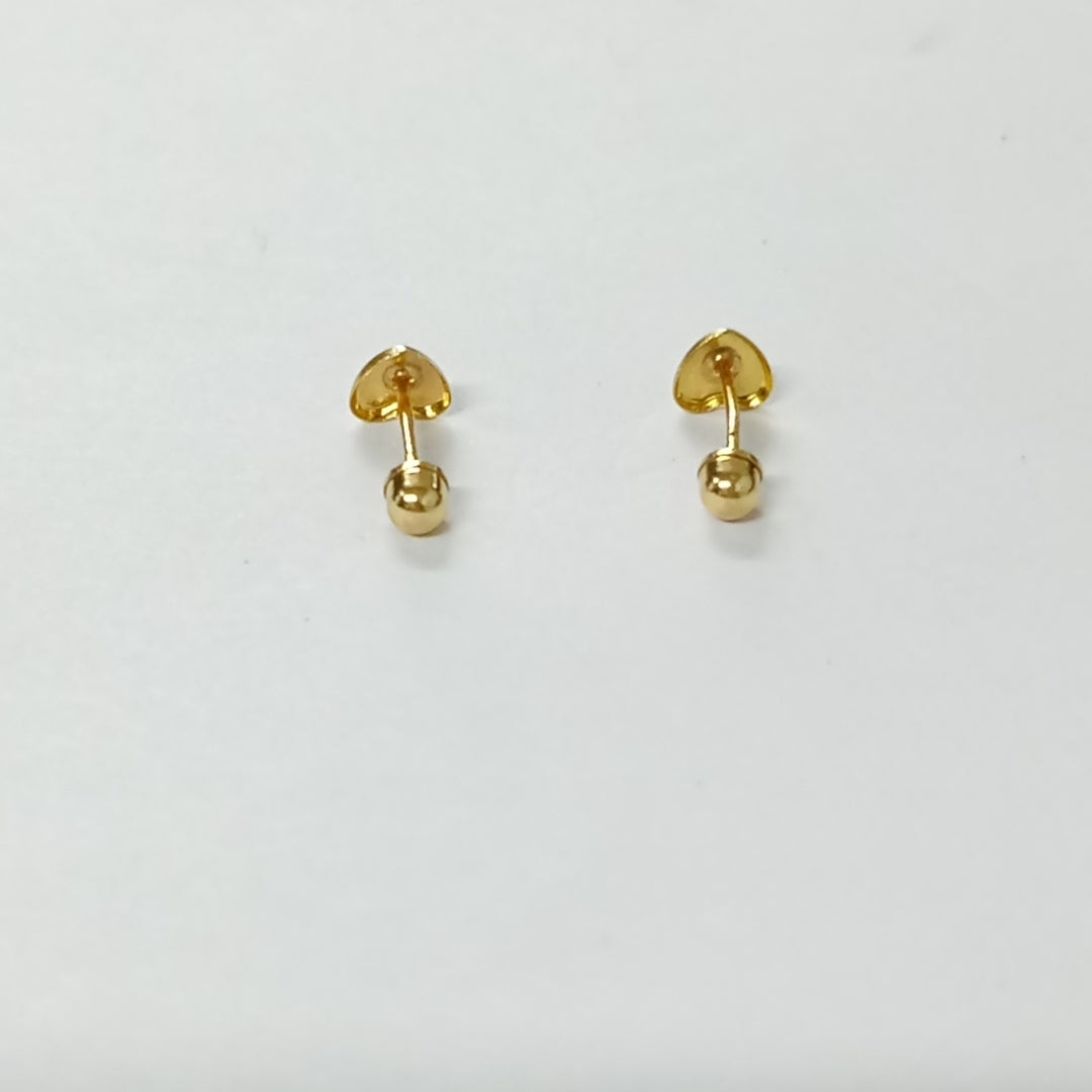 BROQUELES ORO 10K 1 (NUEVO)