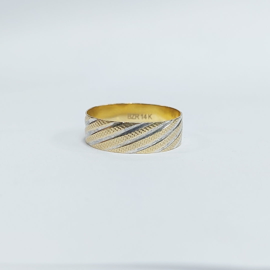 ARGOLLA ORO, RODIADO 14 K 2.3 GRMS (SEMINUEVO)