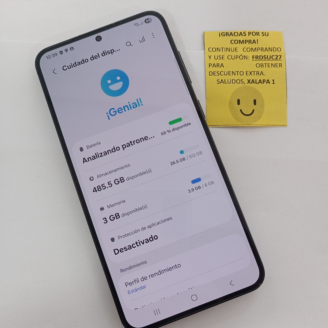 CELULAR SAMSUNG GALAXY S23+ SM-S916B 512 GB 8 GB RAM (SEMINUEVO)