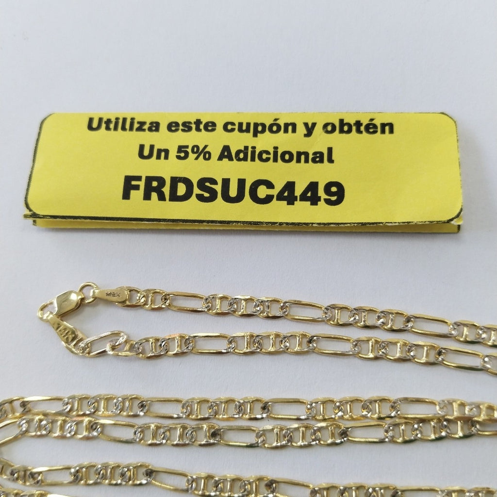CADENA TEJIDO 3X1 8.6G 55 CM (NUEVO)