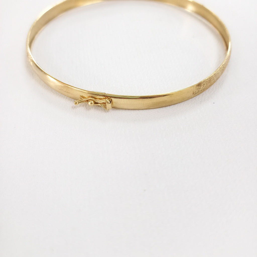 PULSERA RIGIDA ORO 14 K 4.5 GRMS (SEMINUEVO)
