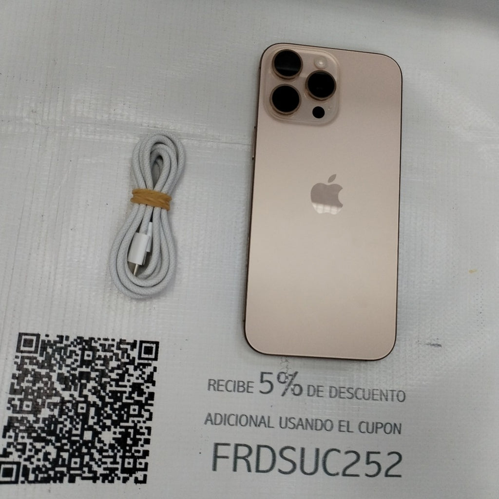 CELULAR APPLE IPHONE 16 PRO MAX A3084 (2024) 256 GB 8 GB RAM (SEMINUEVO)