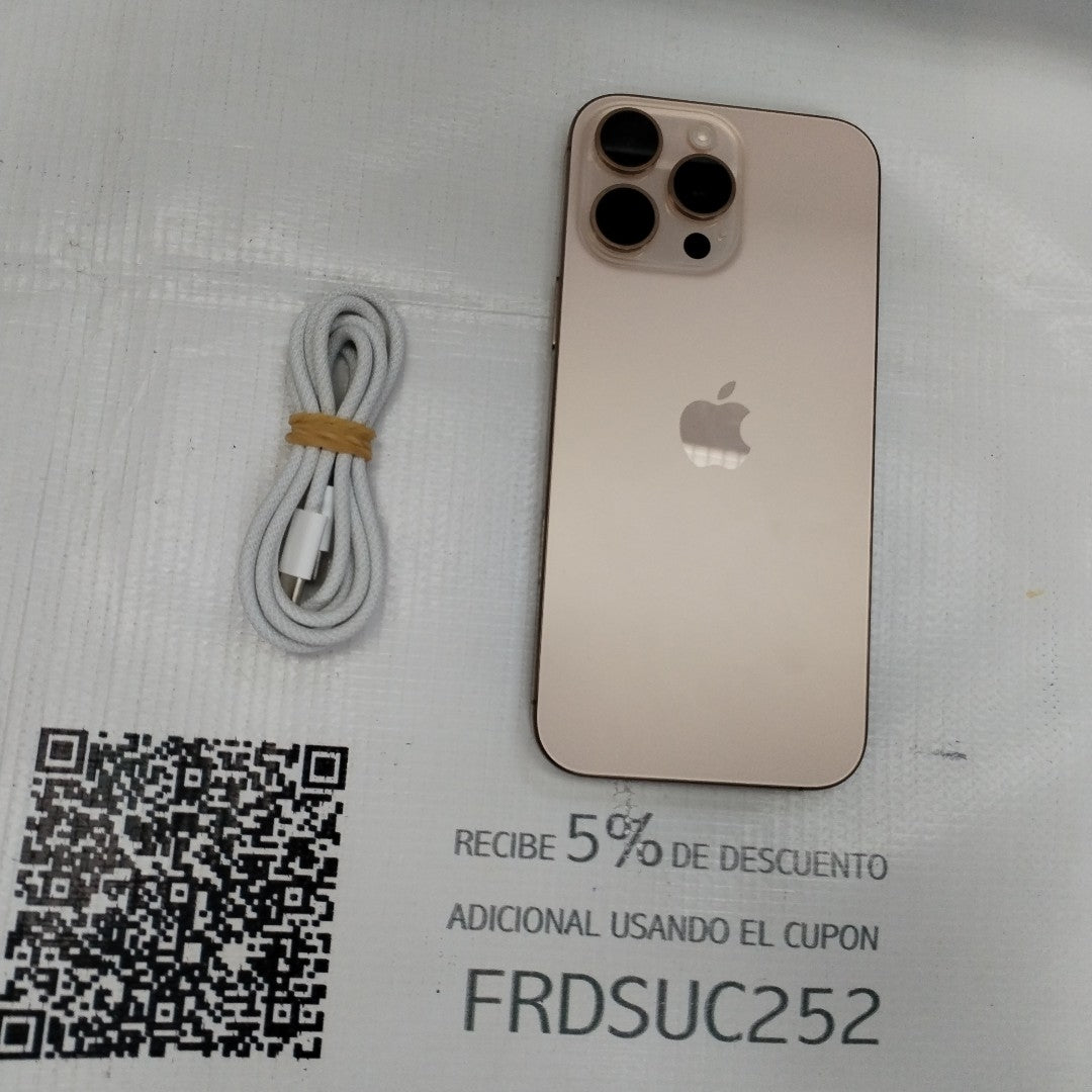 CELULAR APPLE IPHONE 16 PRO MAX A3084 (2024) 256 GB 8 GB RAM (SEMINUEVO)