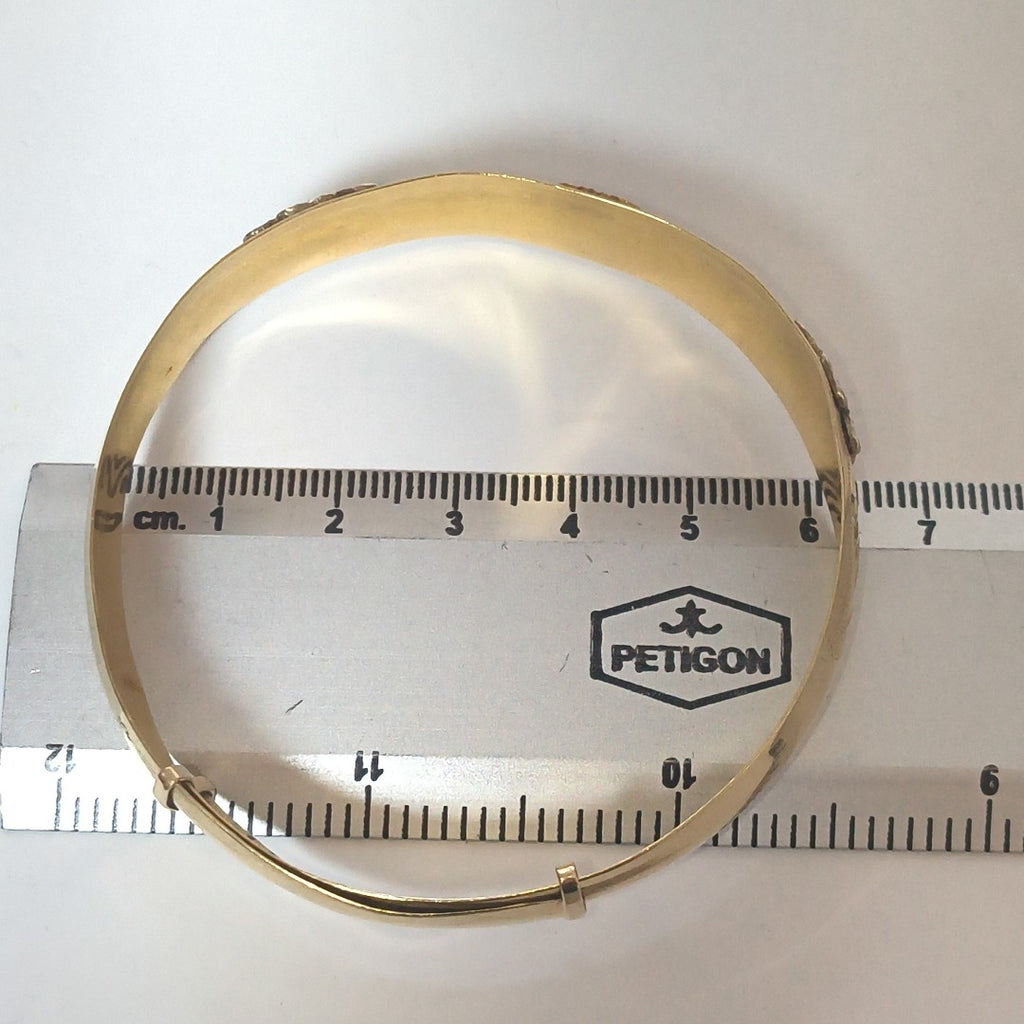 PULSERA RIGIDA ORO 14 K 12,00 GRMS (SEMINUEVO)